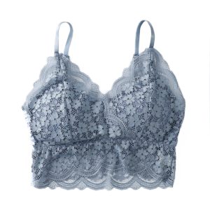 2021 New Style Lace Camisole Strapless Bra Without Underwire Student Sports Tank Top Women's Anti-Exposure Vest